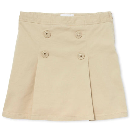 The Children's Place Girls' Uniform Button Skort S