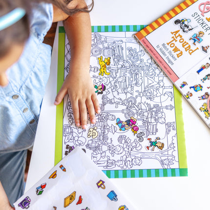 Melissa & Doug Busca y encuentra un bloc de pegatinas - Alrededor de la ciudad