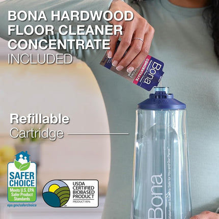 Bona Premium Spray Mop with Bona Hardwood Floor Cleaner Concentrate