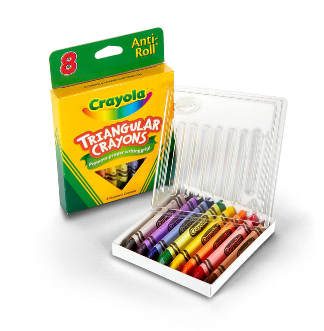 Crayola 8ct Triangular Crayons