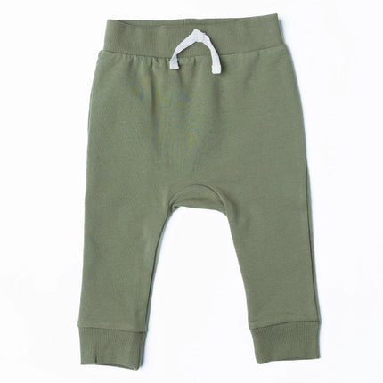 Gerber Baby Boys' Toddler 3-Pack Jogger Pants, Green/Black, 2T