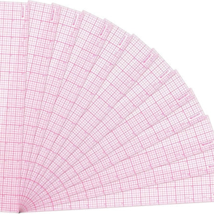 Westcott 8ths Graph Transparent Beveled Edge Ruler
