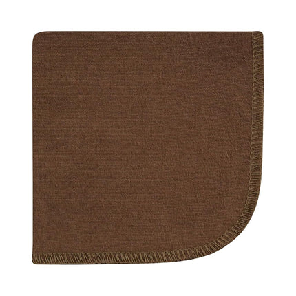 Hudson Baby Unisex Baby Flannel Cotton Washcloths, Wild Buffalo 10 Pack, One Size