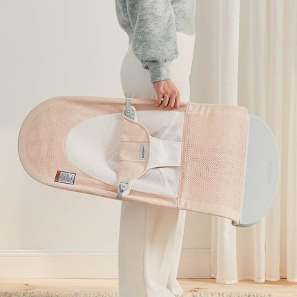 BabyBjörn Extra fabric seat for Bouncer Balance Soft, Mesh, Pearly pink/White