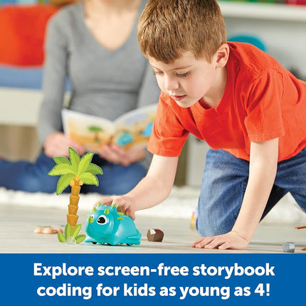 Learning Resources Coding Critters Rumble & Bumble, Your First Coding Friends for Early STEM Learning, Interactive Pet-Themed Toys, Screen-Free Programming with Fun Coding Games