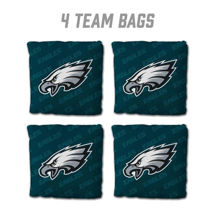 YouTheFan NFL Philadelphia Eagles - Bolsas de cornhole (4 unidades, color verde)