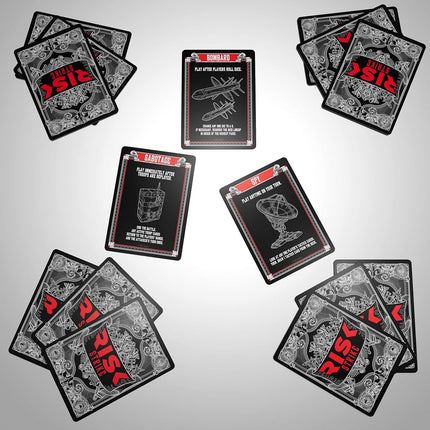 Hasbro Gaming Risk Strike Cards and Dice Game, Quick-Playing Strategy Card Game for 2-5 Players, 20 Min. Average, Family Games, Party Games