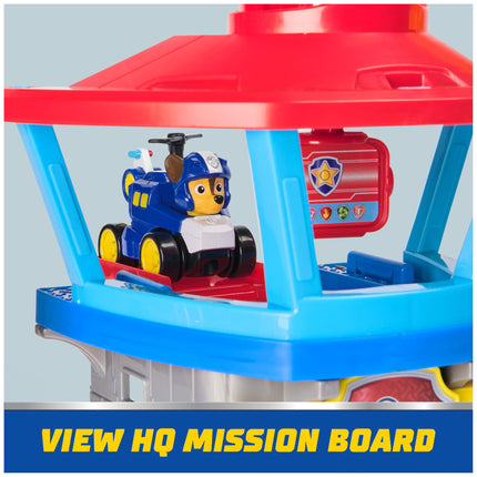 Paw Patrol: Air Rescue, Pup Squad Adventure Bay Airport Playset, with Chase Toy Car Vehicle Launcher, Kids Toys for Boys and Girls 3+