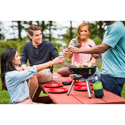 Coleman 24-Piece Enamel Dinnerware Set for Outdoor Dining, Dishwasher Safe, Full Dinnerware & Flatware Set for 4 People