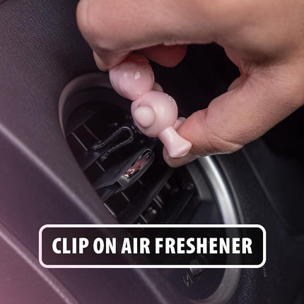 Little Joya 96017 Cotton Candy Car Air Freshener Vent Clip Provides Long-Lasting Freshness in a Compact Design, Fights Odors for up to 45 Days, Cute Car Odor Eliminator, Non-Toxic, Pack of 1