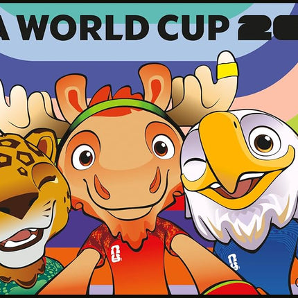 FIFA - Mascots - 300 Large Piece Jigsaw Puzzle from Buffalo Games - Colorful Puzzles for Adults – Precision-Cut Pieces, Beautiful Artwork, and Hours of Fun
