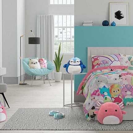 Franco Comforter and Sheet Set with Sham, Microfiber, Squishmallows, 7 Piece Full Size