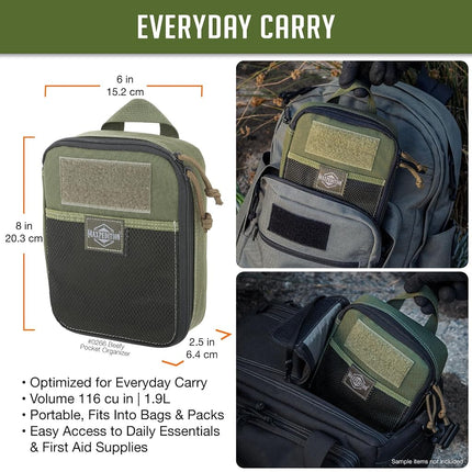 Maxpedition Gear Beefy Pocket Organizer, OD Green