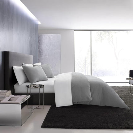 Vera Wang - Queen Duvet Cover Set, Luxury Cotton B