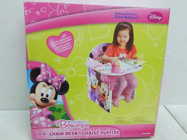 Delta Children Chair Desk with Storage Bin, Disney Minnie Mouse