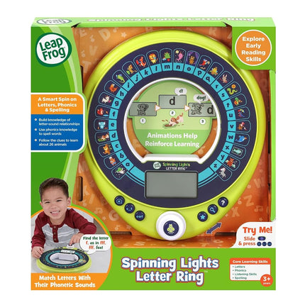 Anillo giratorio de letras con luces LeapFrog