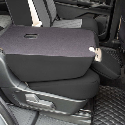 Fundas de asiento de neopreno de ajuste personalizado para Ford Explorer Base 2020-2022 con inserto de neosupremo resistente al agua - Juego trasero CM5017GRAY-3RD-AVC