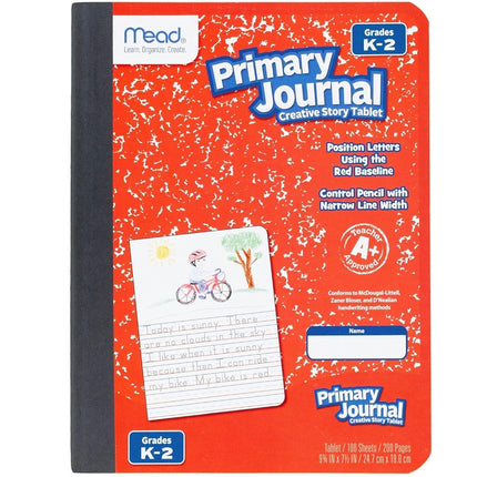 Mead Primary Journal, Half Page Ruled, Grades K-2,