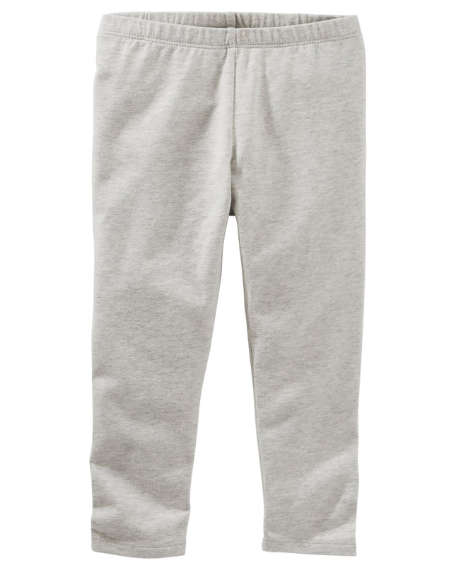 OshKosh Girls TLC Heathered Crop Leggings, 24m