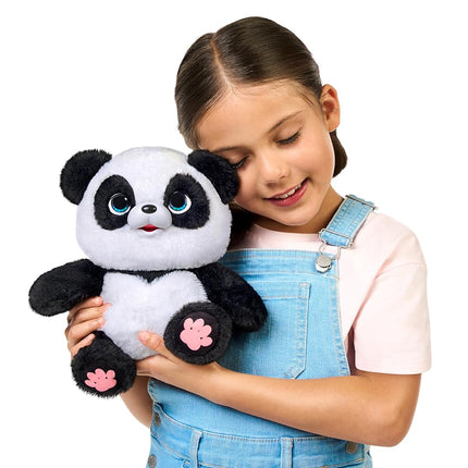 Little Live Pets My Baby Panda ChuChu|Interactive Pet with 50+ Sounds & Reactions, Kicks Feet, Poops, Giggles & More – Includes Potty & Repeat Play – Fun & Adorable Gift for Kids