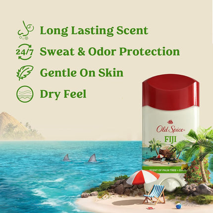 Old Spice Wild Collection Invisible Solid Antiperspirant and Deodorant, Bearglove, 2 Count
