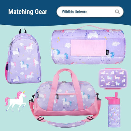 Wildkin Kids ECO rPET Lonchera Aislante – Mantiene la Comida Caliente o Fría, Forro Fácil de Limpiar, Bolsillos de Malla y Sin BPA – Niños y Niñas, Ideal para la Escuela, Viajes y Guarderías – Unicornio