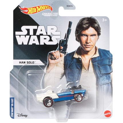 Hot Wheels Star Wars Vehículo Metálico Personaje 1:64 Han Solo