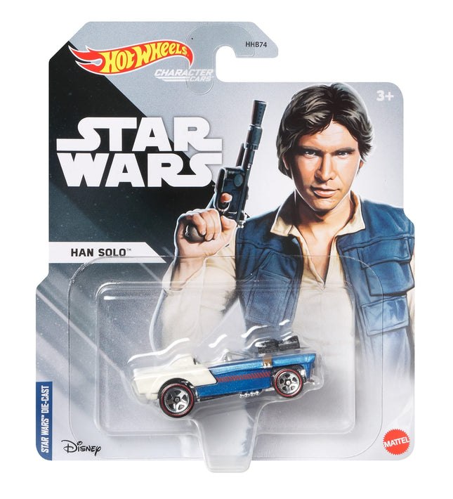 Hot Wheels Star Wars Character Cars 1:64 Metal Vehicle Han Solo