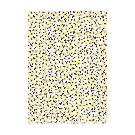 Hudson Baby Unisex Baby Cotton Flannel Burp Cloths, Blush Navy Floral 4-Pack, One Size