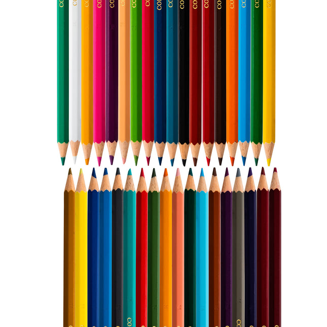 Crayons Pentel ARTS 36/P ASSORTIS, Couleurs assorties, Lot de 36
