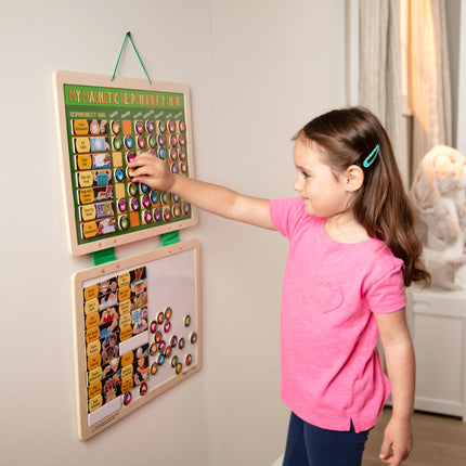 Melissa & Doug Flair Gráfico magnético de responsabilidad, multicolor, 3789