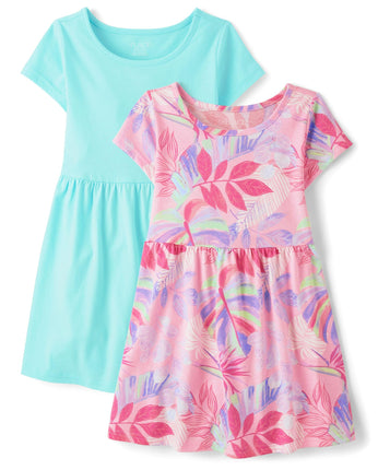 The Children's Place Girls' Short Sleeve Casual Ev