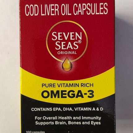 Seven Seas Cod liver fish oil 100 Capsule