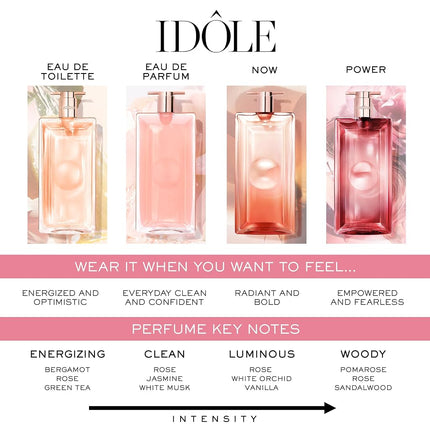 Lancôme Idôle Eau de Parfum - Long Lasting Fragrance with Notes of Bergamot, Jasmine & Vanilla - Idôle's First Fresh & Floral Perfume For Women - 75ml