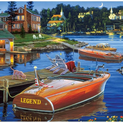 Buffalo Games - Darrell Bush - Legend of The Lake - 1000 Piece Jigsaw Puzzle for Adults -Challenging Puzzle Perfect for Game Nights - Finished Size is 26.75 x 19.75