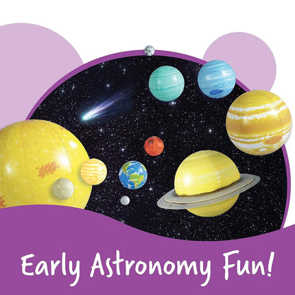 Learning Resources Inflatable Solar System Set, Ages 5–10, Giant Space Display, Teaches Planet Order & Orbit
