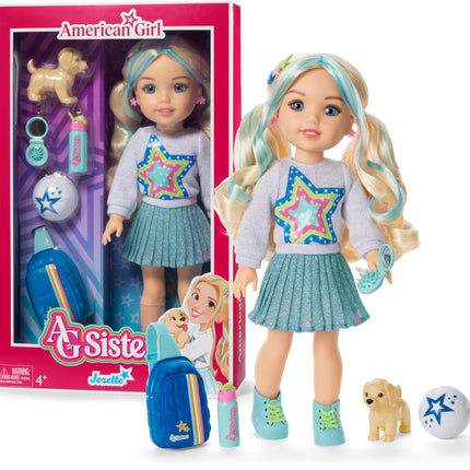American Girl, AG Sisters Jozette Doll, with Blue 