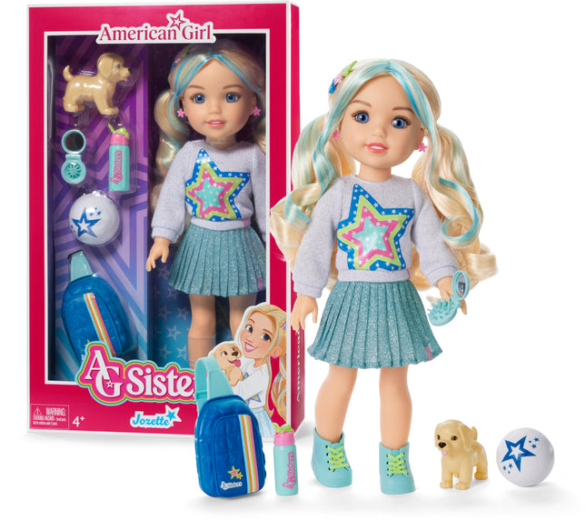 American Girl, AG Sisters Jozette Doll, with Blue 
