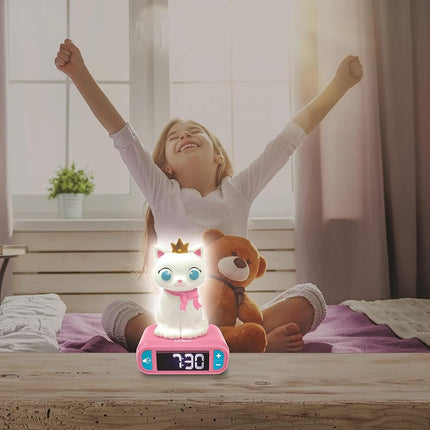 LEXIBOOK, Kitten Nightlight Alarm Clock, RL800KT