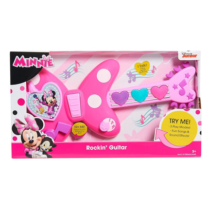 Just Play Minnie Bow-Tique Rockin' Guitar, Officially Licensed Kids Toys for Ages 3 Up