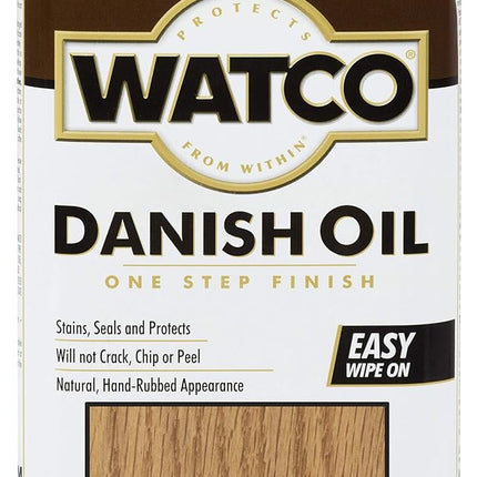 Rust-OLEUM A65941 Watco Quart Medium Walnut Danish