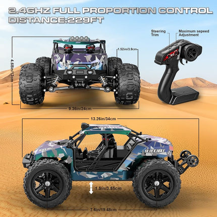 RC Cars for Adults & Boys, 1:14 4WD Off-Road RC Truck High Speed 40 km/h