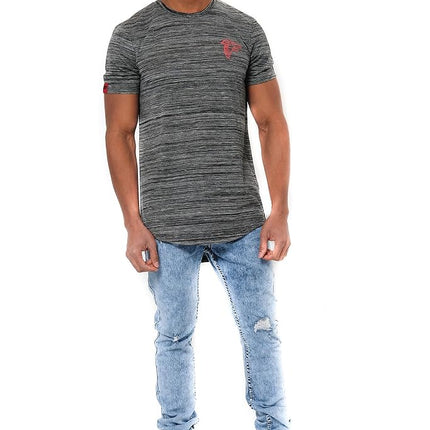 Ultra Game NFL Mens Active Basic Space Dye Tee Shirt