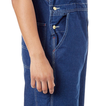 Dickies Men's Bib Smooth Straight Dungarees, Blue (Bleu Rnsd Ind/Blu), W30/L32 (Manufacturer Size: W30/L32)