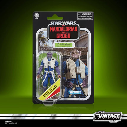 Star Wars The Vintage Collection Zeb Orrelios (New Republic Pilot), The Mandalorian and Grogu Premium 9.5 cm Collectible Action Figure
