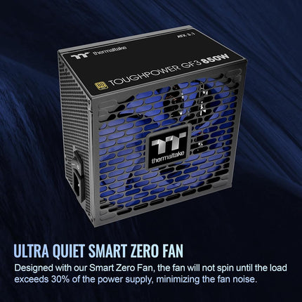 Thermaltake Toughpower GF3 850W 80+ Gold Full Modular SLI/Crossfire Ready ATX 3.0 Standard Power Supply, PCIe Gen.5 12VHPWR Connector Included, PS-TPD-0850FNFAGU-4, Black (9B17-153-438)