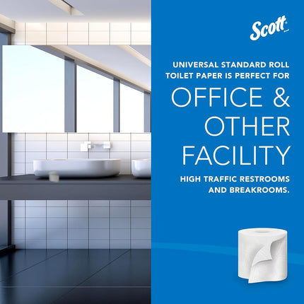 Scott® Professional Standard Roll Bathroom Tissue (04460), 2-Ply, White, (80 Rolls or Pack of 80)