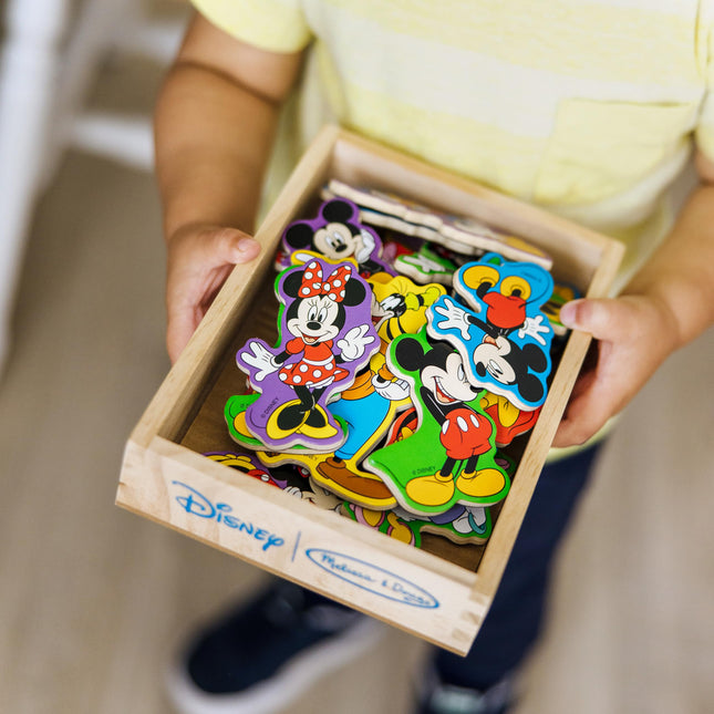 Imanes de madera de La Casa de Mickey Mouse