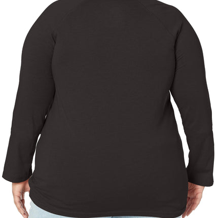 Dickies Women's Protect Temp IQ Cooling LS Pocket T-Shirt, Black, L