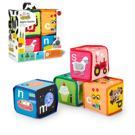 Baby Einstein Alpha Stacks Soft Blocks, Multisenso